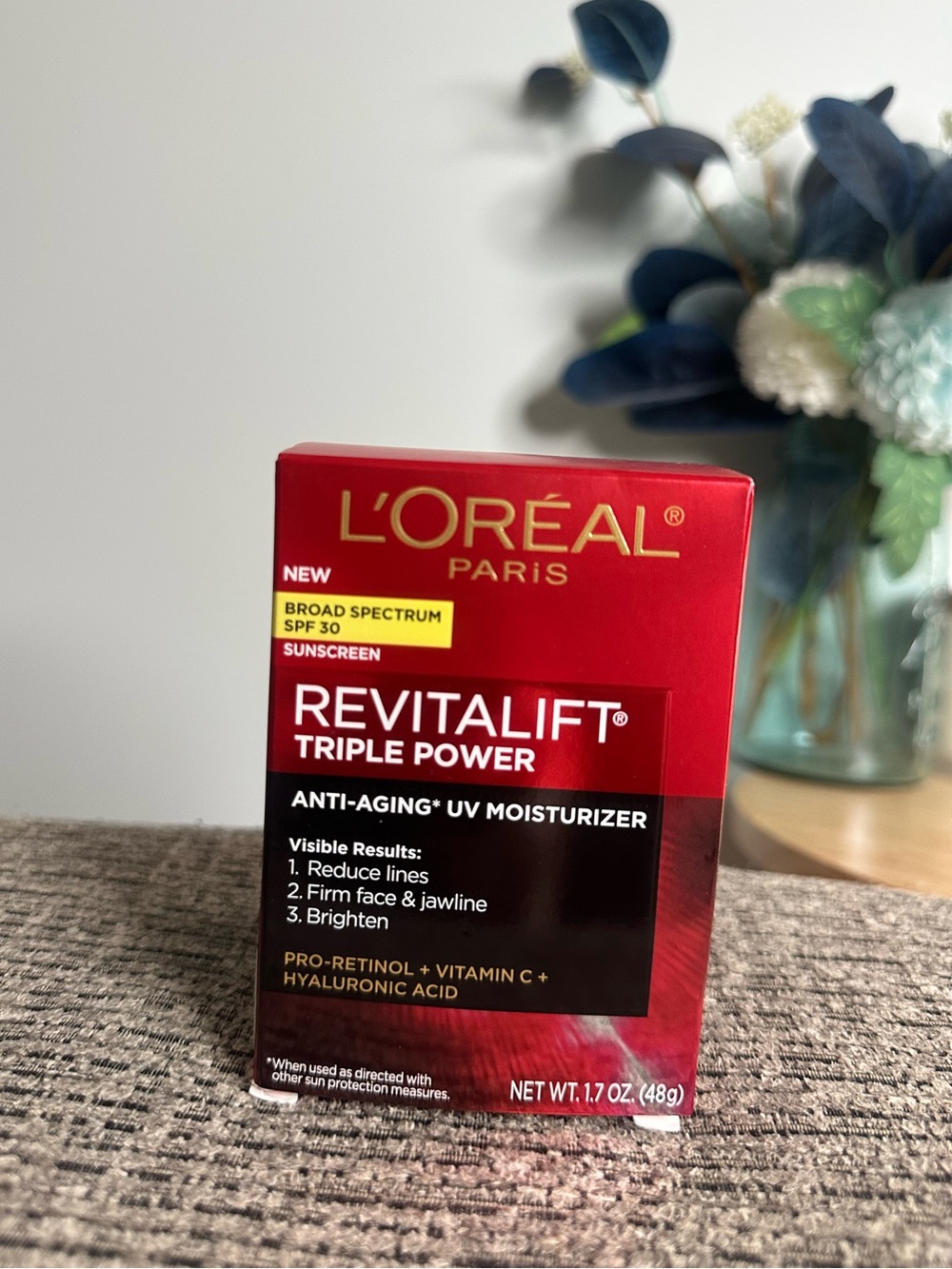 Revitalift Triple Power Anti-Aging UV SPF 30 Moisturizer - NEW IN BOX